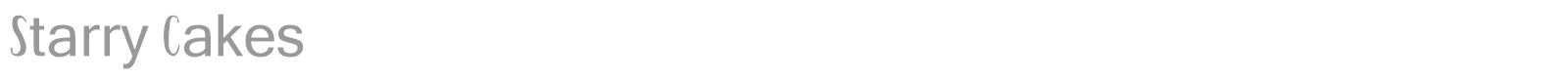Starry Cakes font preview