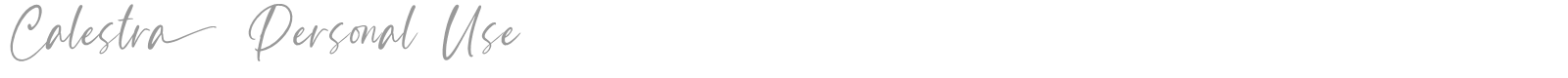Calestra font preview