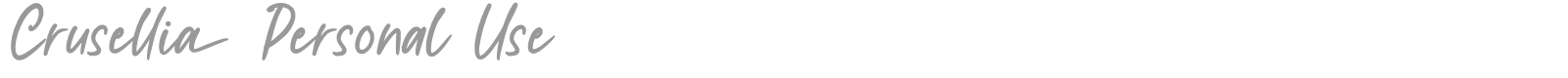 Crusellia font preview
