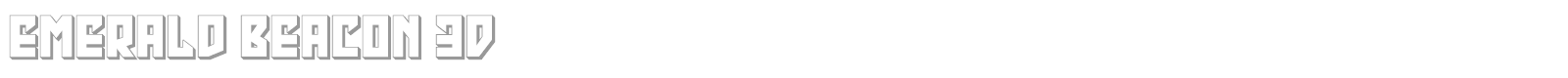 Emerald Beacon font preview