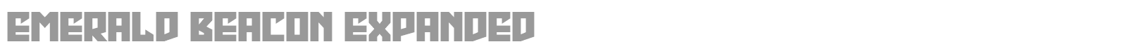 Emerald Beacon font preview