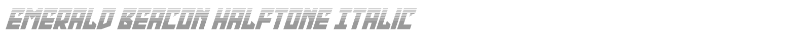 Emerald Beacon font preview