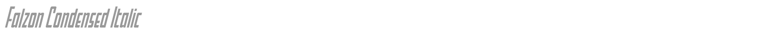 Falzon font preview