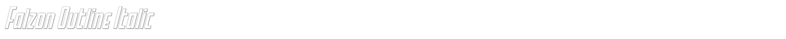 Falzon font preview