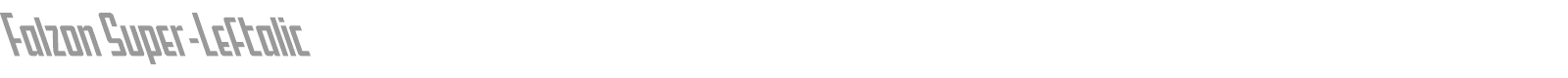 Falzon font preview