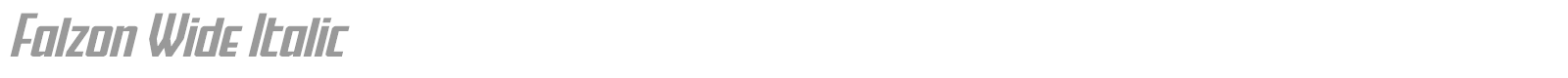 Falzon font preview