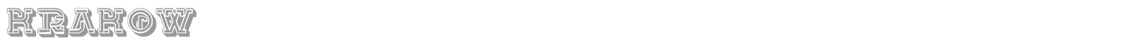 Krakow font preview