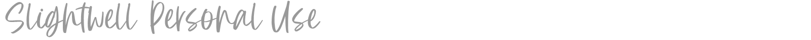 Slightwell font preview