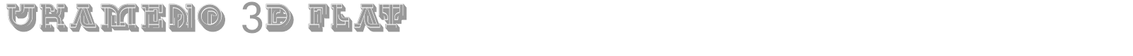 Ukameno font preview