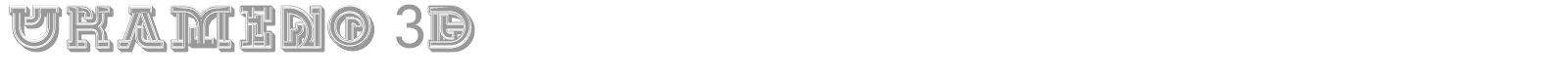 Ukameno font preview