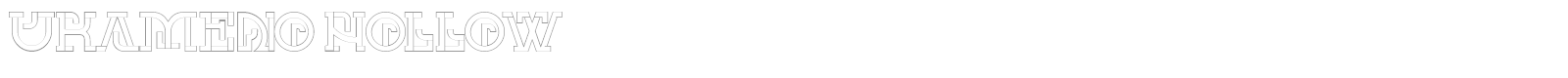 Ukameno font preview