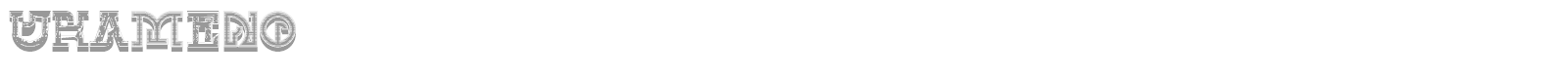 Ukameno font preview