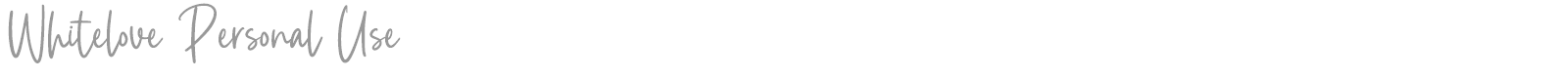 Whitelove font preview