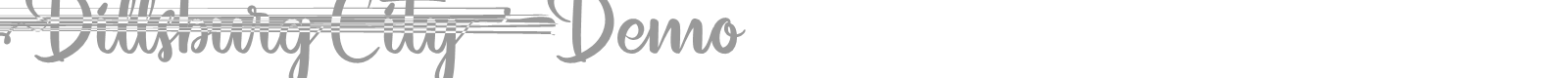 Dillsburg City font preview