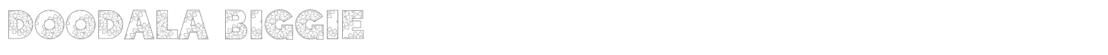 Doodala Biggie font preview