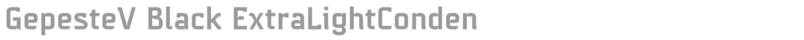GepesteV font preview