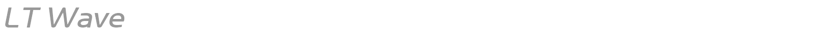 LT Wave font preview