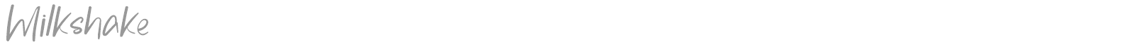 Milkshake font preview