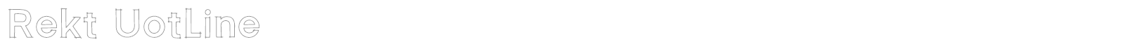 Rekt font preview