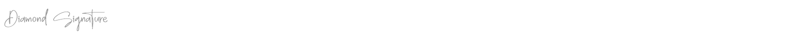 Diamond Signature font preview