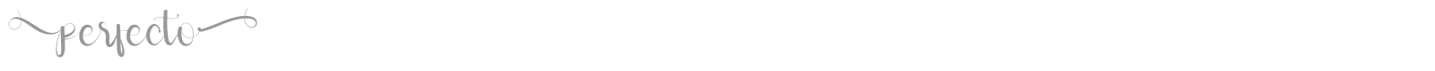 Perfecto font preview