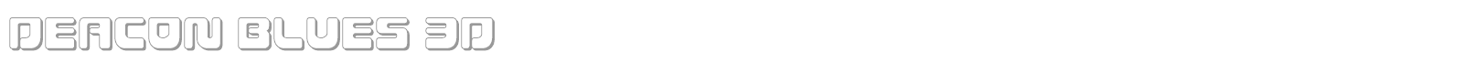 Deacon Blues font preview