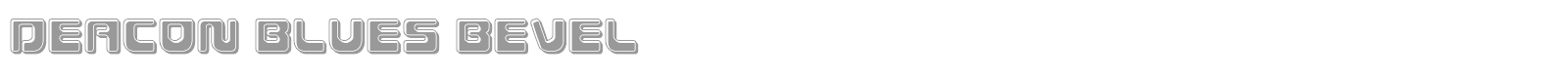 Deacon Blues font preview