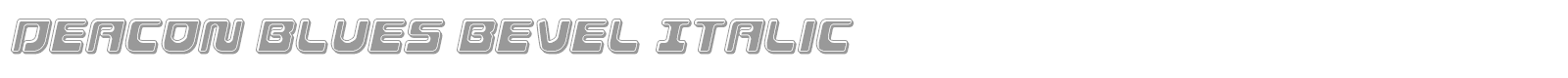 Deacon Blues font preview