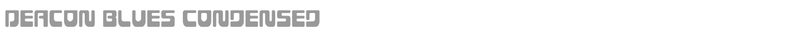 Deacon Blues font preview