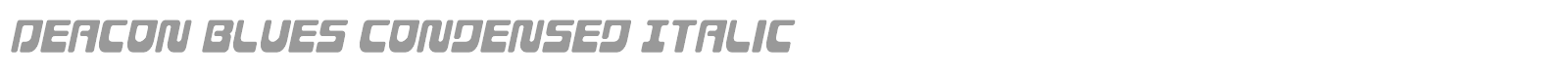 Deacon Blues font preview