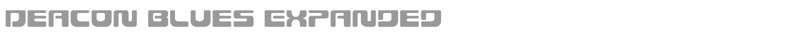 Deacon Blues font preview