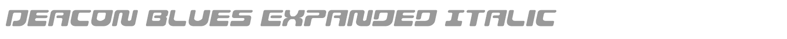 Deacon Blues font preview