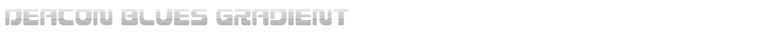 Deacon Blues font preview