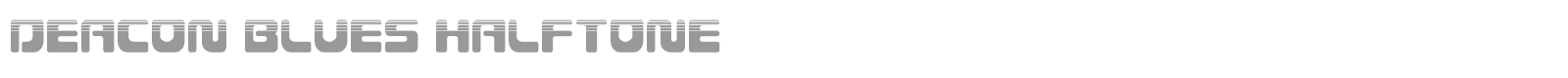 Deacon Blues font preview