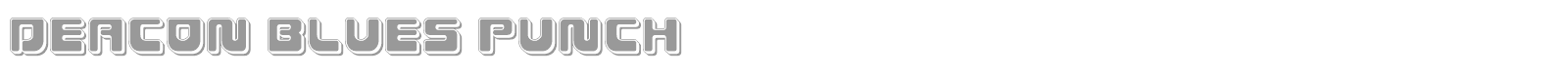 Deacon Blues font preview