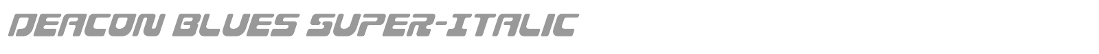 Deacon Blues font preview