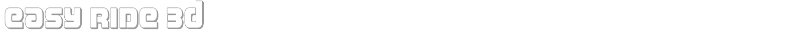 Easy Ride font preview