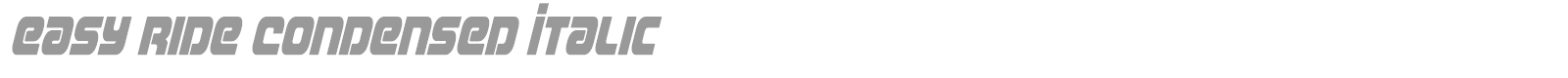 Easy Ride font preview