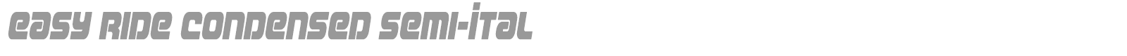 Easy Ride font preview