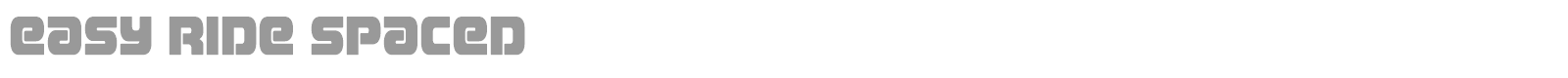 Easy Ride font preview