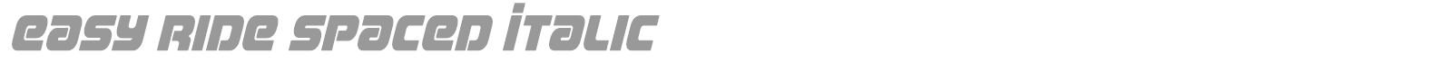 Easy Ride font preview