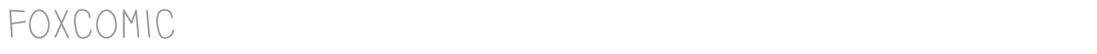 Foxcomic font preview