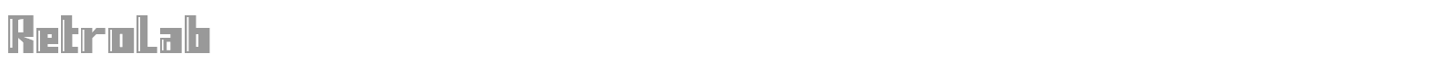 Retrolab font preview