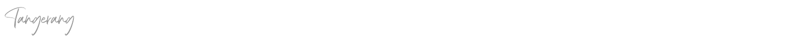 Tangerang font preview