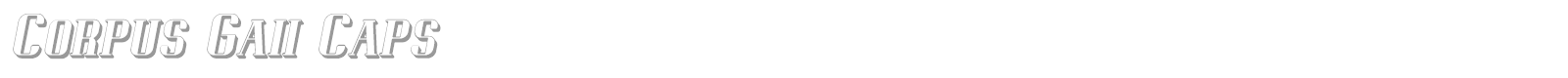 Corpus Gaii font preview