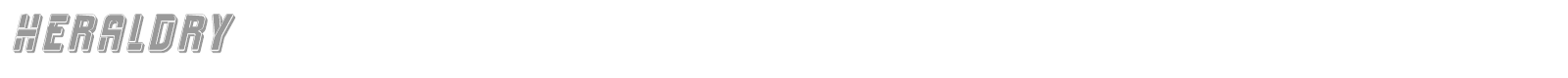 Heraldry font preview