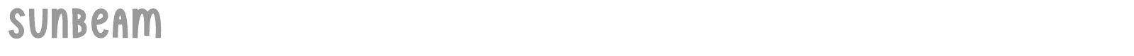 Sunbeam font preview