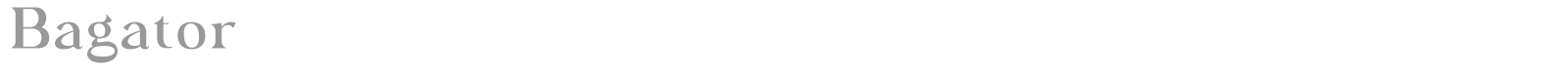 Bagator font preview