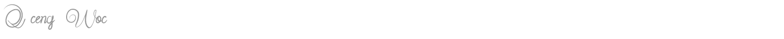 Quceng Woc font preview