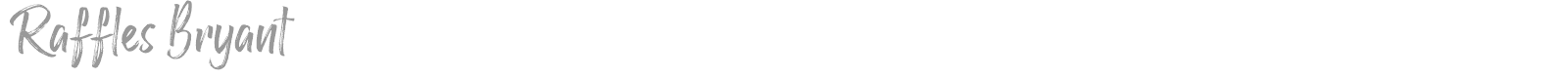 Raffles Bryant font preview